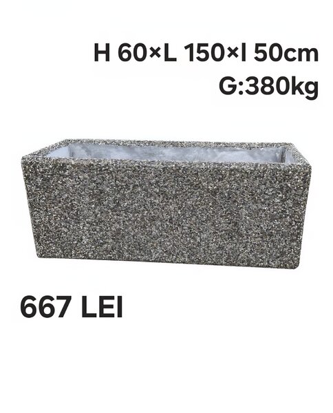Jardiniere si ghivece din beton si marmura