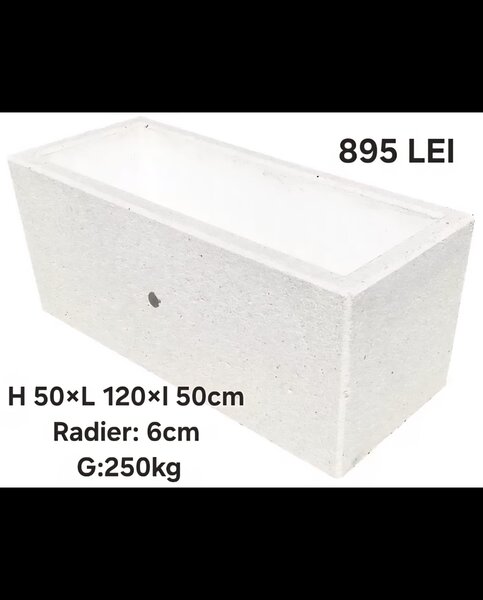 Jardiniere si ghivece din beton si marmura
